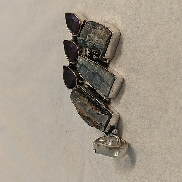 Canaanite and amethyst pendant - Picture 7 of 7